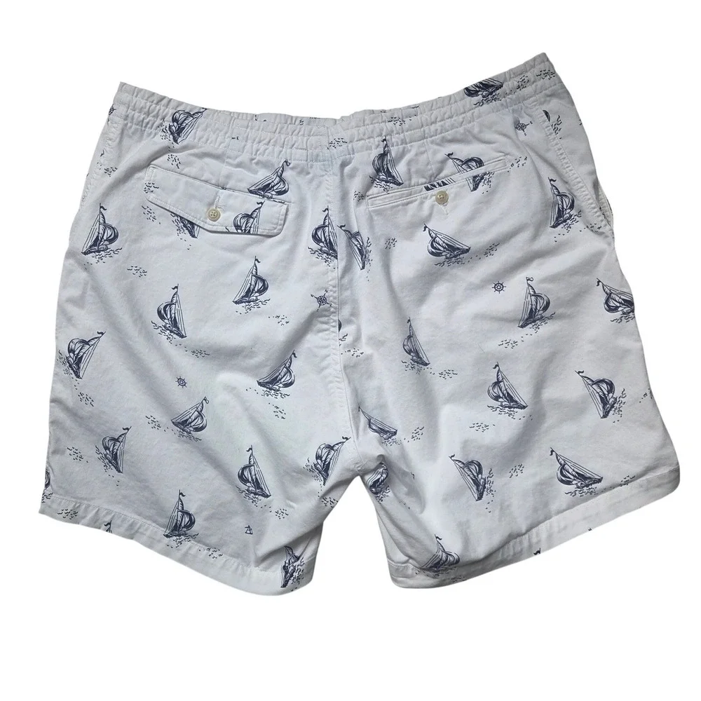 Polo Ralph‎ Lauren Sailboat Prepster Shorts Mens 1XB Big Tall Old Money Coastal